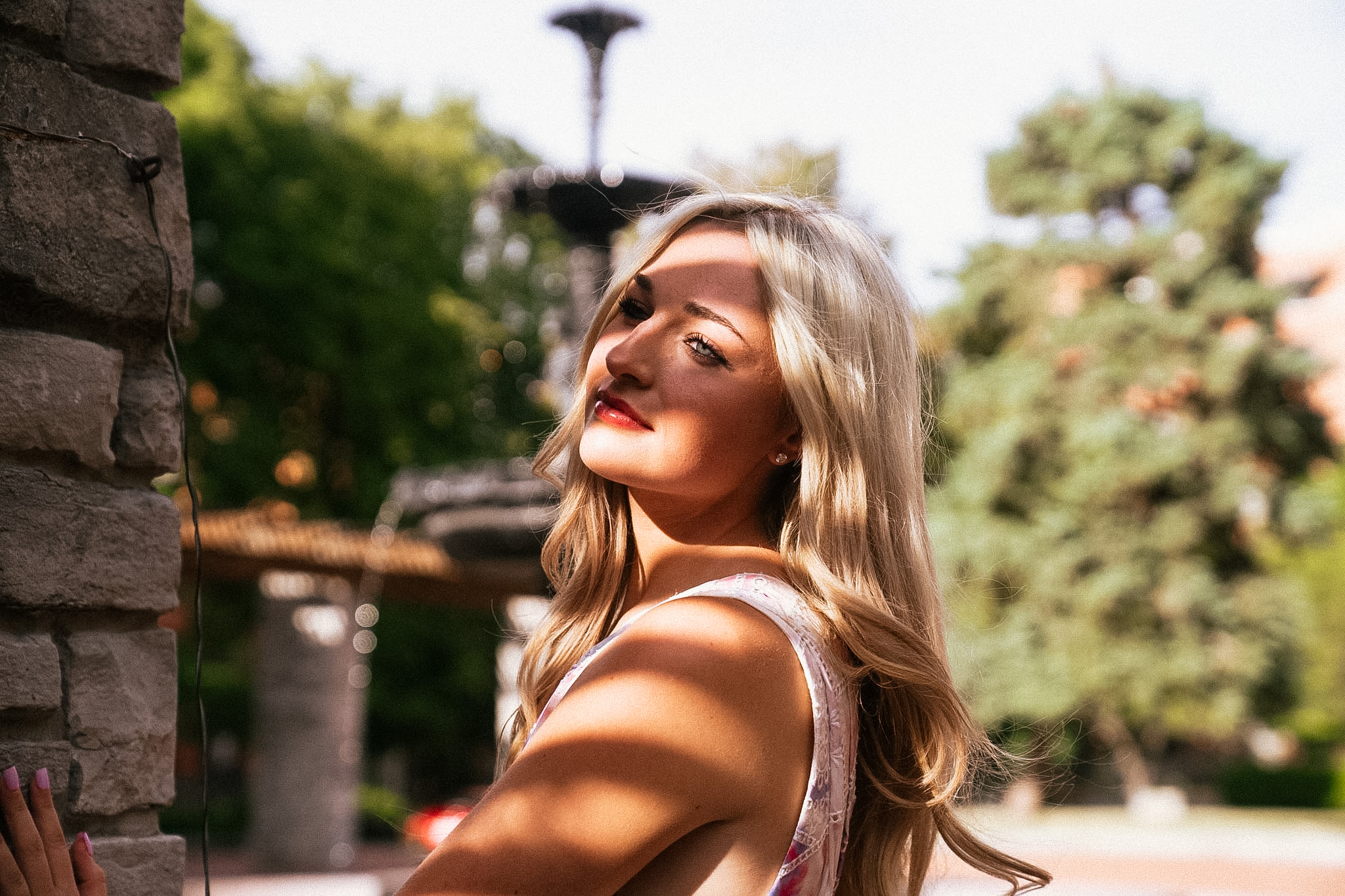 Portrait in summer light